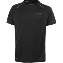 Endurance Sport-Tshirt Lasse - atmungsaktiv, reflektierende Elemente - schwarz Herren